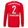 Original Fußballtrikot FC Bayern München Upamecano 2 Heimtrikot 2022-23 Langarm Für Herren